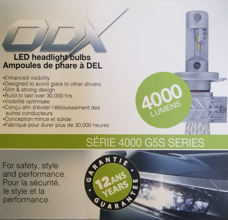 ODX Led Headlight bulbs 4000 LUMENS - Bass Electronics