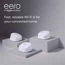 Système Wi-Fi 6 maillé double bande eero 6 avec hub domestique intelligent Zigbee intégré (1 routeur eero 6 + 2 prolongateurs eero 6) 