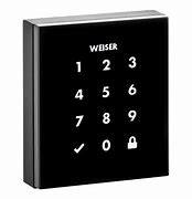 Weiser Obsidian Keyless Touchscreen Door Lock, Iron Black Finish