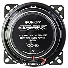 Orion CO40 Cobalt Series Speaker 4'' Coaxial - Bass Electronics