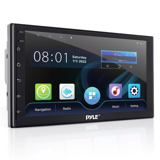 Pyle PLINTBL7 7-inch Double DIN Car Stereo Receiver with Bluetooth - Bass Electronics