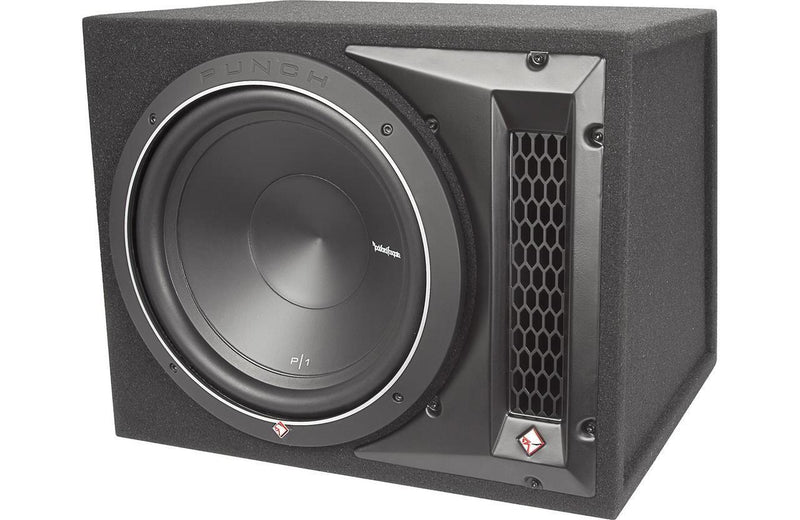 Rockford Fosgate P1-1X10 10" Punch P1 subwoofer in Ported Enclosure - Bass Electronics