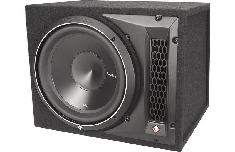 Rockford Fosgate P3-1X12 Punch P3 ported enclosure with 12" Subwoofer - Bass Electronics