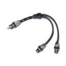 Rockford Fosgate RFITY-1M Premium Y-Adapter 1 Male To 2 Female - Bass Electronics