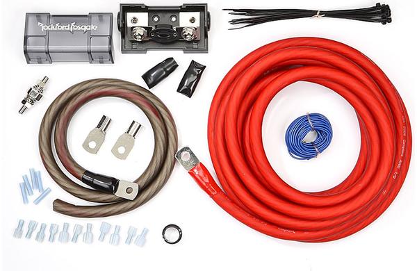 Rockford Fosgate RFK1 1 10 gauge amplifier power wiring kit