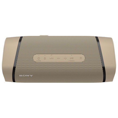 Sony SRS-XB33 EXTRA BASS Waterproof Bluetooth Wireless Speaker - Cream - Bass Electronics