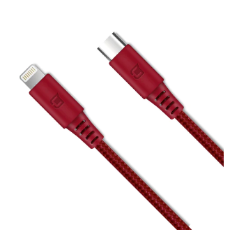 Braided USB-C To Lightning Cable - 2 Meter - Bass Electronics