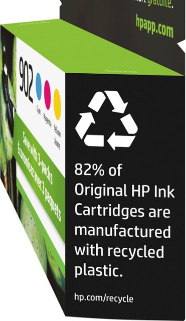 HP - 902 3-pack Standard Capacity Ink Cartridges - Cyan/Magenta/Yellow - Bass Electronics