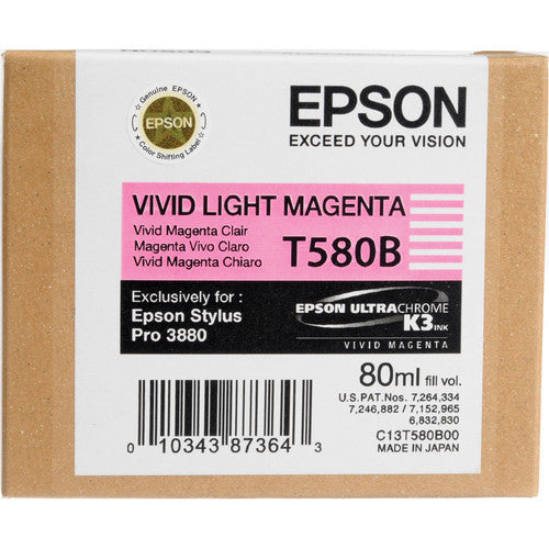 Epson T580B Vivid Light Magenta Ink Cartridge - Bass Electronics