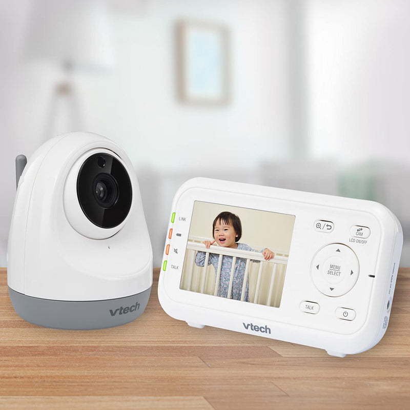 VTech VM3261 2.8” Digital Video Baby Monitor with Pan & Tilt Camera - Bass Electronics