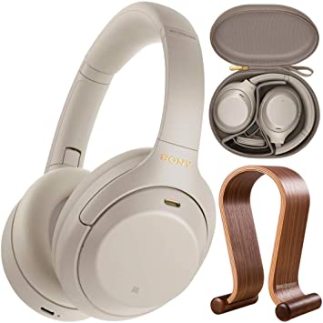 Sony WH-1000XM4 Over-Ear Noise Cancelling Bluetooth Headphones - Platinum Silver - Bass Electronics