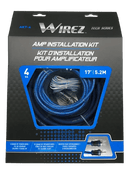 Wirez Akt-4 4 Guage Complete Amp Installation Kit - Bass Electronics