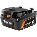 RIDGID 18V 4.0 Ah MAX Output Lithium-Ion Battery AC840040 - Bass Electronics