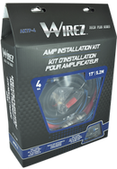 Wirez AKTP-4 Tech Plus 4 Guage Complete Amplifier Installation Kit - Bass Electronics