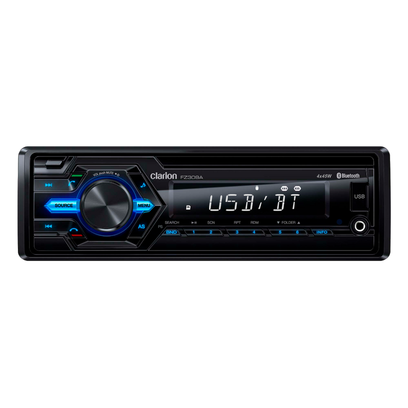 Clarion FZ309A Mechless Bluetooth/USB/SD/MP3/WMA Receiver