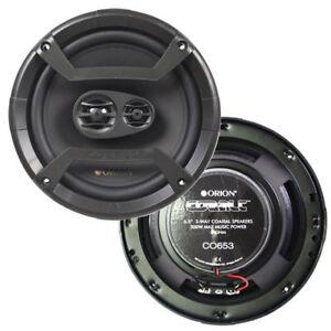 Orion CO653 300W 6.5" 3-Way Cobalt Series Coaxial Car Speakers - Bass Electronics