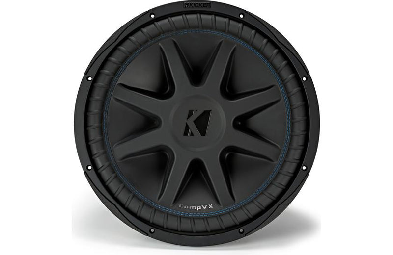Kicker 44CVX152 CompVX Series 15" subwoofer with dual 2-ohm voice coils - Bass Electronics