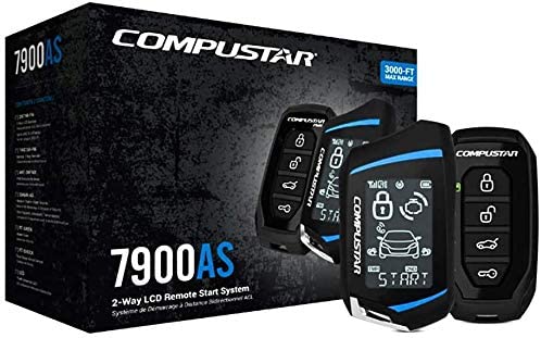 Compustar CS7900-AS All-in-One 2-Way 3000 Feet Range Alarm/Starter Bundle - Bass Electronics