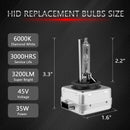 D3S Xenon HID Headlight Bulbs Set (PAIR) - Bass Electronics