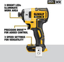 Dewalt DCF-887B 20V MAX XR Lithium-Ion Brushless 3-Speed 1/4-inch Impact Driver (Tool-Only) - Bass Electronics