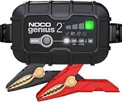 NOCO GENIUS2 Smart Battery Charger/Maintainer/Desulfator, 2-Amp, 6V/12V - Bass Electronics