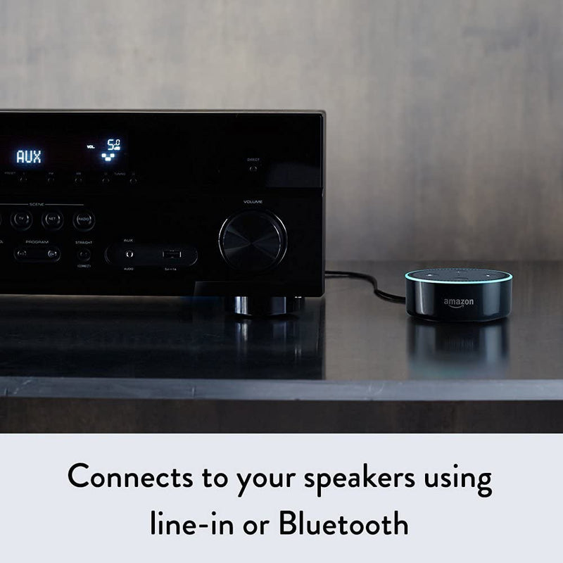 Echo Dot (2nd Generation) - Smart speaker with Alexa - Black - Bass Electronics