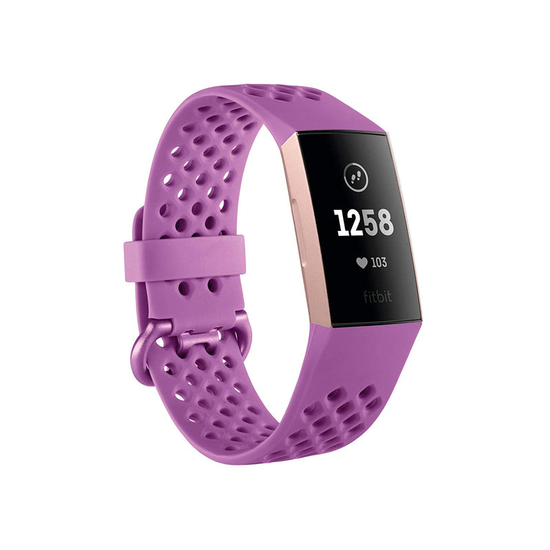 Fitbit Charge 3 Fitness Activity Tracker, Rose Gold - Bass Electronics