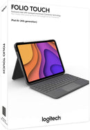 Logitech Folio touch Keyboard Case for iPad Air (4th Gen) - Grey - Bass Electronics