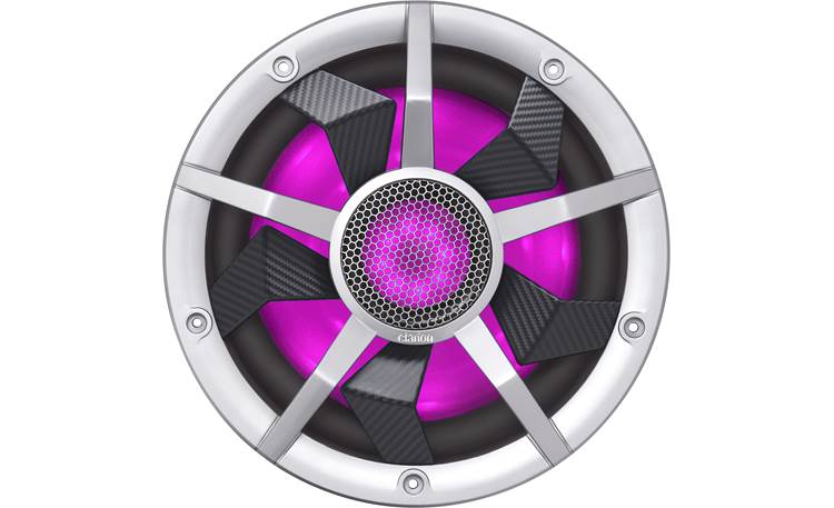 Clarion CM2513WL 10" marine subwoofer with built-in RGB LED lighting (dual 2-ohm voice coils) - Bass Electronics