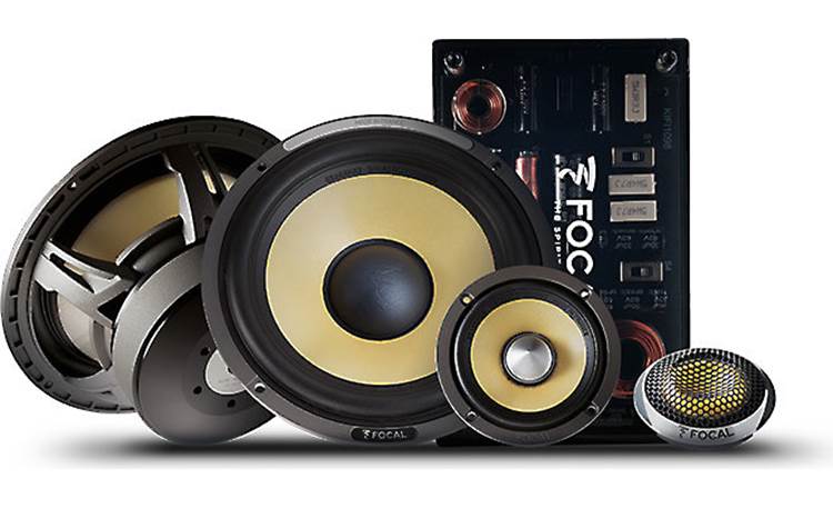 Focal ES 165KX3 Elite K2 Power Series 6-1/2" 3-way component speaker system - Bass Electronics