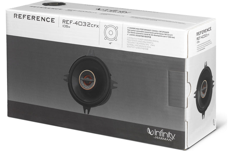 Infinity Reference REF-4032cfx 4” Two-way car audio speaker - Bass Electronics