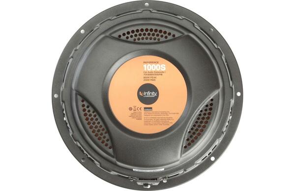 Infinity Reference 1000S 10" Shallow Mount Subwoofer, 2 or 4 Ohm - Bass Electronics