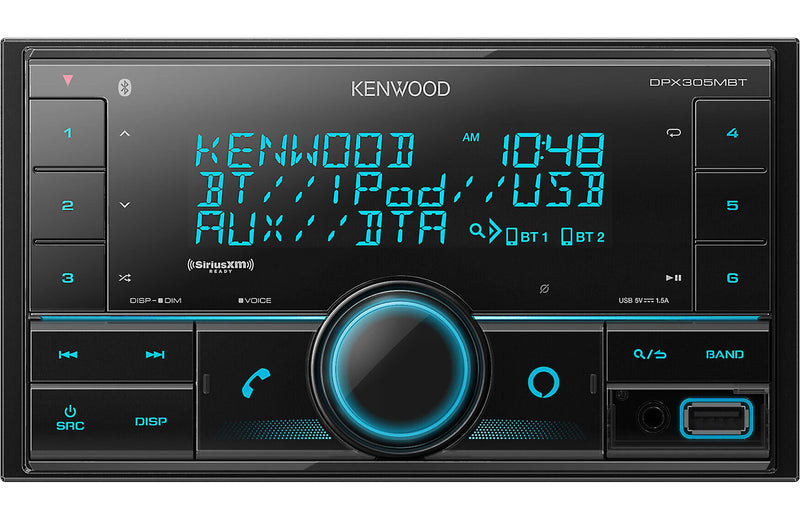 Kenwood DPX305MBT Digital media receiver (does not play discs)