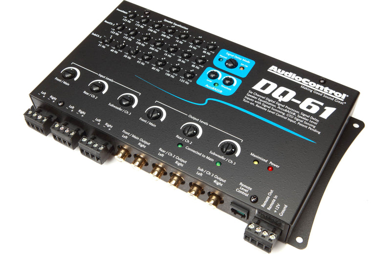 AudioControl DQ-61 Factory sound processor with equalization and time delay (Black) - Bass Electronics