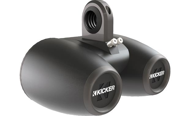 Kicker 12KMTED KMTED Tower Enclosure for Dual 6-Inch (160mm) and 6.5-Inch (165mm) Drivers, pair, Black - Bass Electronics