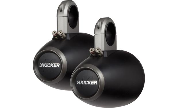 Kicker 12KMTES KMTES Tower Enclosure for 6-Inch (160mm) and 6.5- Inch (165mm) Drivers, pair, Black - Bass Electronics