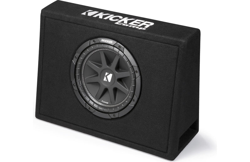 Kicker 43TC104 Ported truck enclosure with one 4-ohm 10" Comp subwoofer