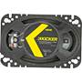 Kicker 46CSC464 CSC46 4x6-Inch (100x160mm) Coaxial Speakers, 4Ω - Bass Electronics