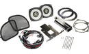 Kicker 46HDR154 Front Speaker/Amp Upgrade Kit with shark-nose grilles - Bass Electronics