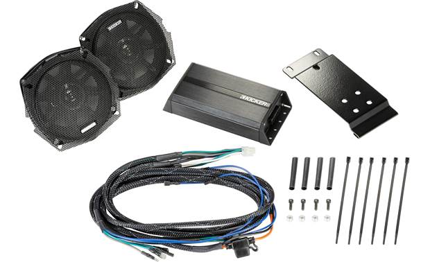 Kicker 46HDR982 Front Speaker/Amp Upgrade Kit - Bass Electronics