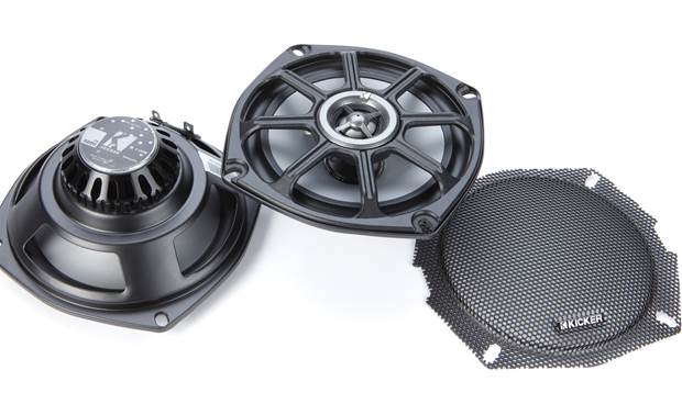 Kicker 46HDT96 Rear Speaker/Amplifier Upgrade Kit for Tour Packs w/ Rear Speaker Pods - Bass Electronics