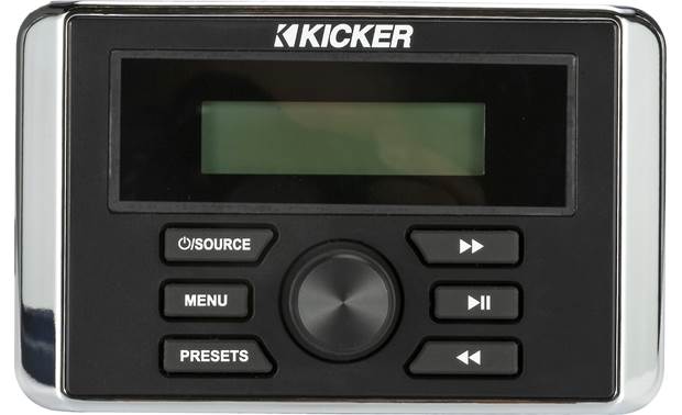 Kicker 46KMC3 KMC3 Weather-Resistant Square Media Center w/Bluetooth® - Bass Electronics