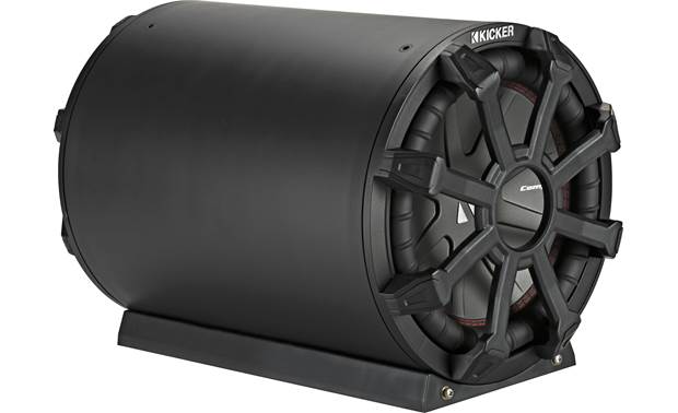 Kicker 46CWTB102 TB 10-Inch (25cm) Subwoofer and Passive Radiator in Weather-Proof Enclosure, 2-Ohm, 400W - Bass Electronics
