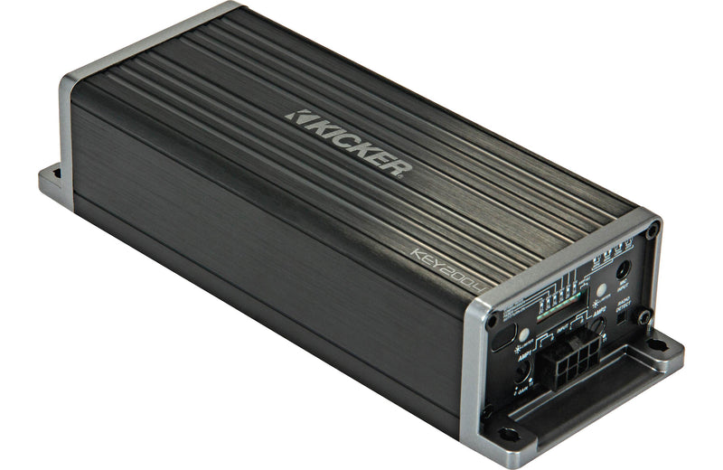 Kicker 47KEY200.4 Compact 4-channel car amplifier with automatic tuning DSP — 50 watts RMS x 4 - Bass Electronics