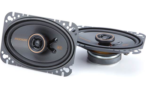 Kicker 47KSC4604 KSC460 4x6-Inch (100x160mm) Coaxial Speakers w/.5-Inch (13mm) tweeters, 4-Ohm - Bass Electronics