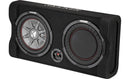 Kicker 47TRTP102 TRTP 10-inch (25cm) Thin Down Firing Subwoofer and Passive Radiator Enclosure, 2-Ohm - Bass Electronics