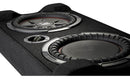 Kicker 47TRTP102 TRTP 10-inch (25cm) Thin Down Firing Subwoofer and Passive Radiator Enclosure, 2-Ohm - Bass Electronics