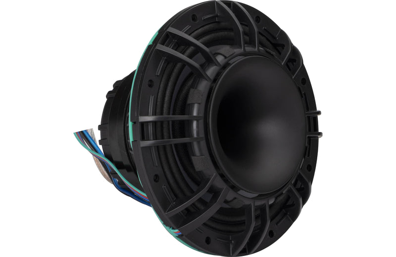 Kicker 48KMXL654 6-1/2" Marine Speakers With White and Grey Grilles