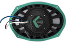 Haut-parleurs marins Kicker 48KMXL694 6" x 9" avec grilles blanches et grises 