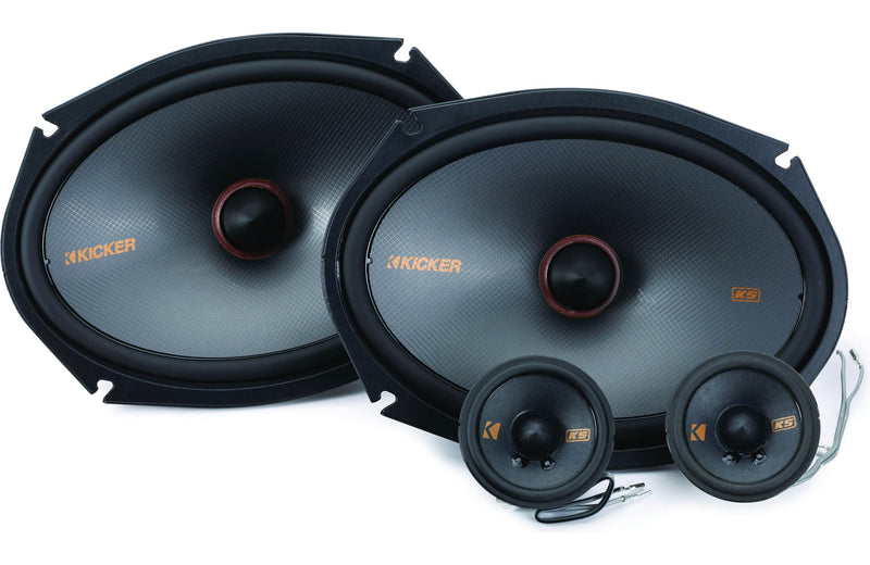 Kicker 48KSS269 KS Series 6"x9" component speaker system